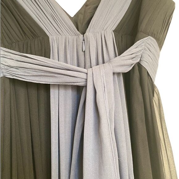 Black Tie Oleg Cassini Vintage Silk Gown Size 6 - Picture 5 of 7